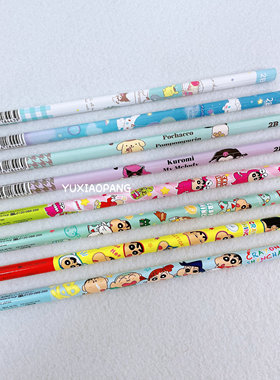 蜡笔小新三丽鸥限定 日本制 ts-fa限量款三角杆木铅笔2B黑色芯