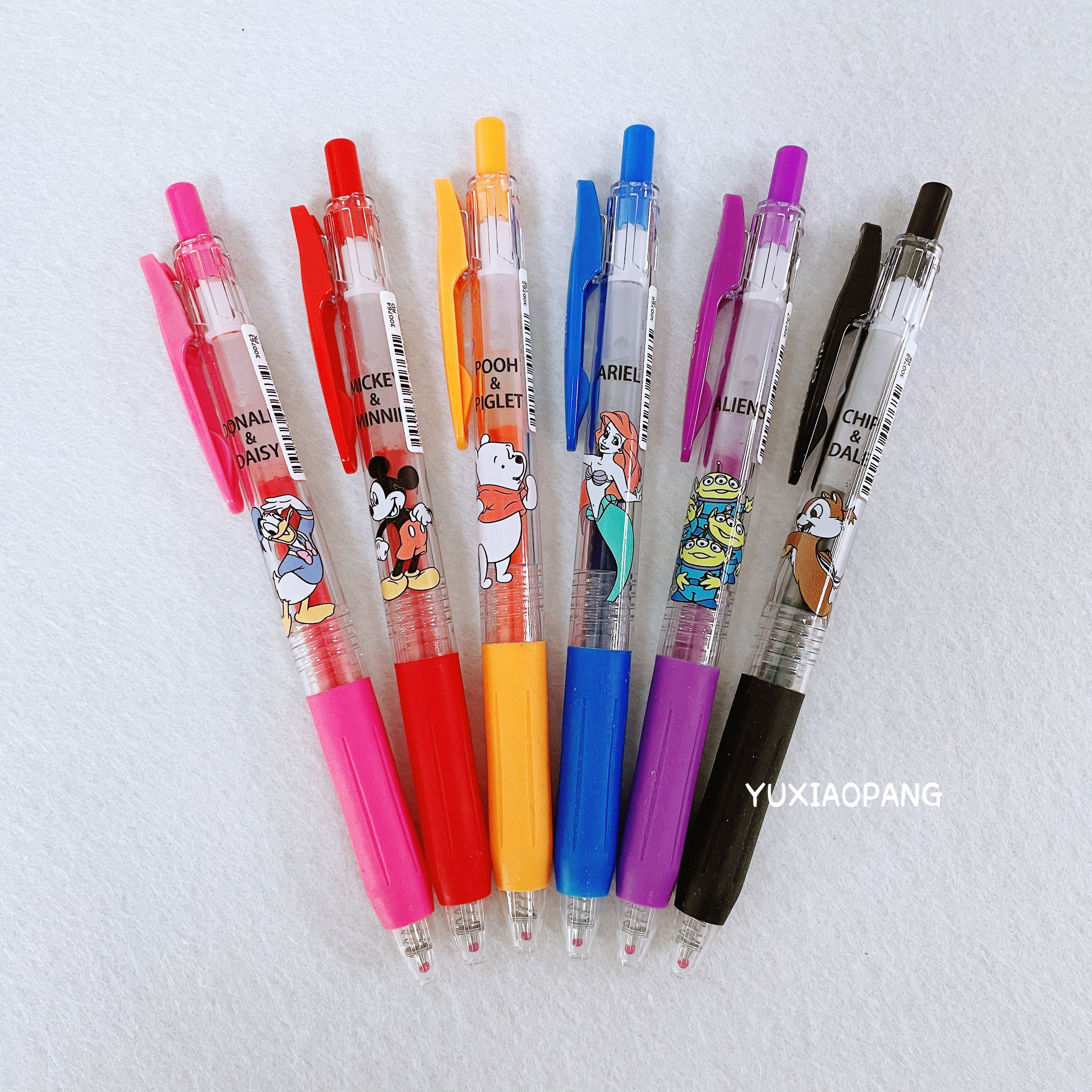 迪士尼人物限定 日本制 kamio限量zebra斑马sarasa彩色中性笔0.