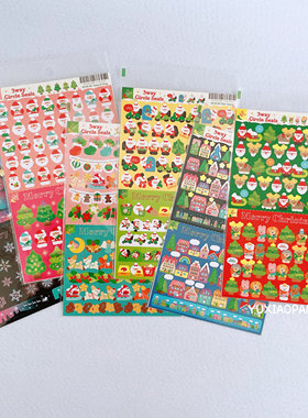圣诞节Christmas系列限定 日本 ryu ryu限量款3way贴纸手账素材