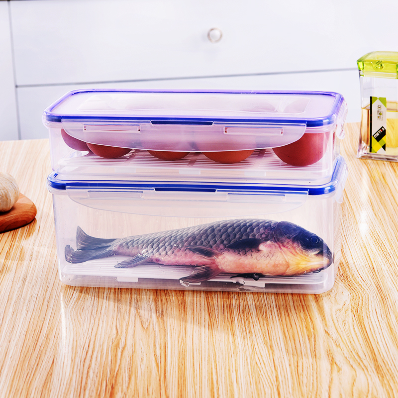 长条形保鲜盒厨房保鲜面条冷藏