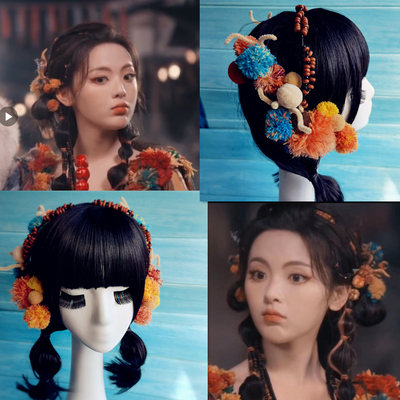 七时吉祥杨超越同款头饰COSPLAY