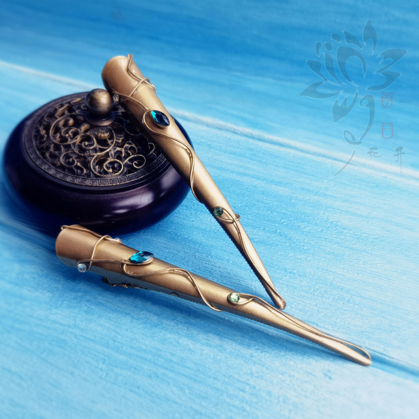 菡萏花开如懿甄嬛传清朝华妃护甲指甲套指套皇后贵妃影楼娘娘宫廷