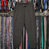 女 健身瑜伽跑步长裤 外贸运动束脚裤 宽松休闲拉链口袋棉质柔软大码