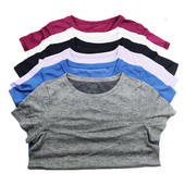 薄款 休闲夏季 圆领上衣 速干宽松运动跑步大码 清仓外贸t恤男女短袖