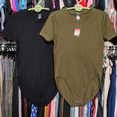 外贸欧美连体衣短袖 打底上衣 健身运动透气速干罗纹瑜伽服高弹薄款