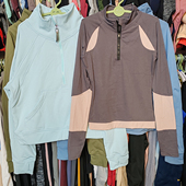 瑜伽健身跑步带胸垫弹紧身速干宽松运动长袖 短袖 上衣清仓 断码 杂款