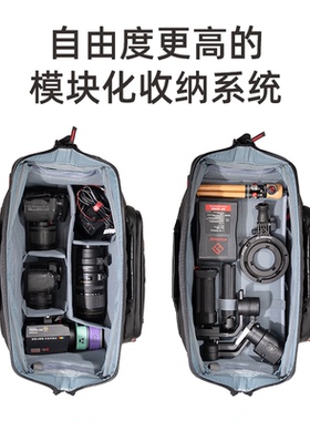 iFootage印迹BV-R35摄影包拉杆箱相机免托运登机箱单反防震带轮