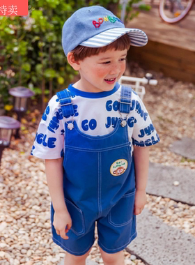 Babyking 2024S/S 春夏款Bon蓝色背带裤特价不退换