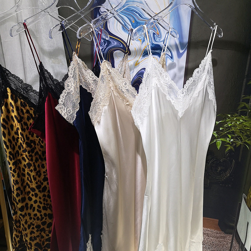 又甜又欲 真丝睡裙女性感蕾丝100桑蚕丝吊带裙女夏大码连衣裙,女士内衣/男士内衣/家居服,睡袍/浴袍,淘宝优惠券,粉丝福利购,淘宝优惠卷