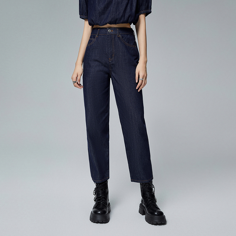 普普风装饰女朋友裤牛仔裤
