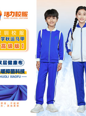 活力深圳校服小学生男女马甲背心
