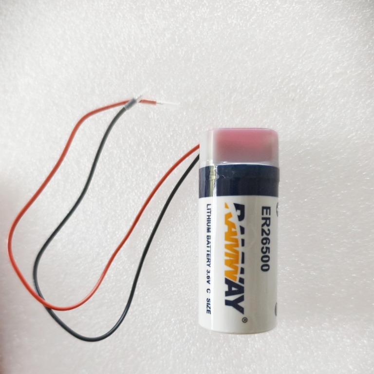 睿奕锂电池3.6伏26500+1520上方引线智能水表插卡表蓝牙表电池