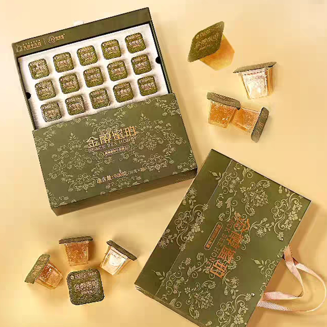 黑蜂椴树小巢蜜礼盒30g*30粒