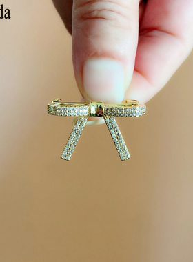 简约蝴蝶结胸花胸针防走光