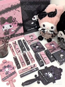 pinkbear皮可熊酷库洛米美乐蒂三丽鸥限定镜面水雾唇釉泥口红礼盒