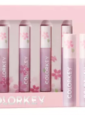 colorkey珂拉琪樱粉花海唇釉礼盒口红限定联名樱花套装女礼物