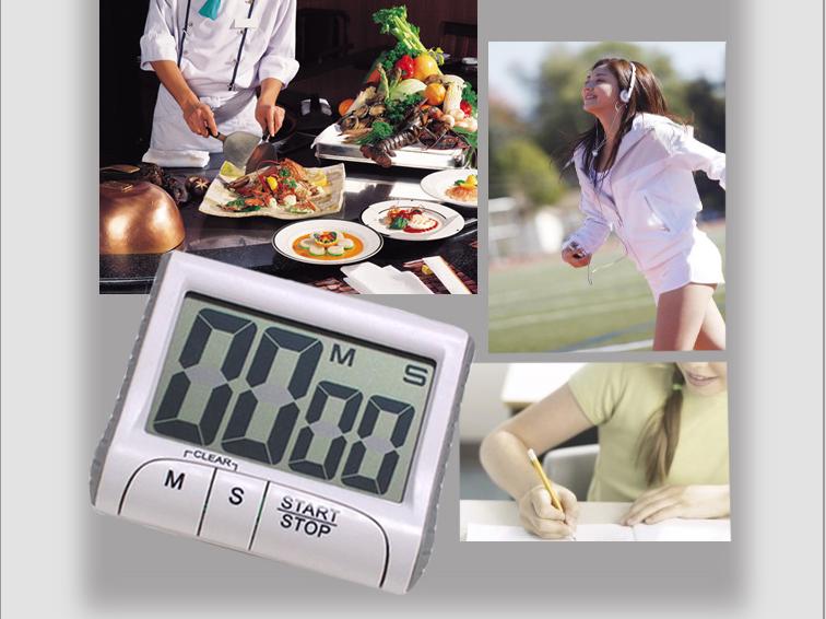 大屏幕电子厨房定时器99分59秒