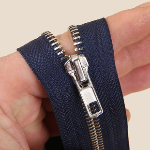 5号金属开尾拉链皮衣拉锁铜齿牢固耐拉皮裙拆分加长拉链条可拆卸