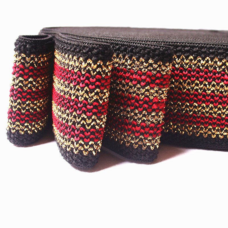 松紧带宽diy红橡筋厚高弹力辅料