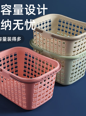 全新PP材质加厚塑料手提购物篮