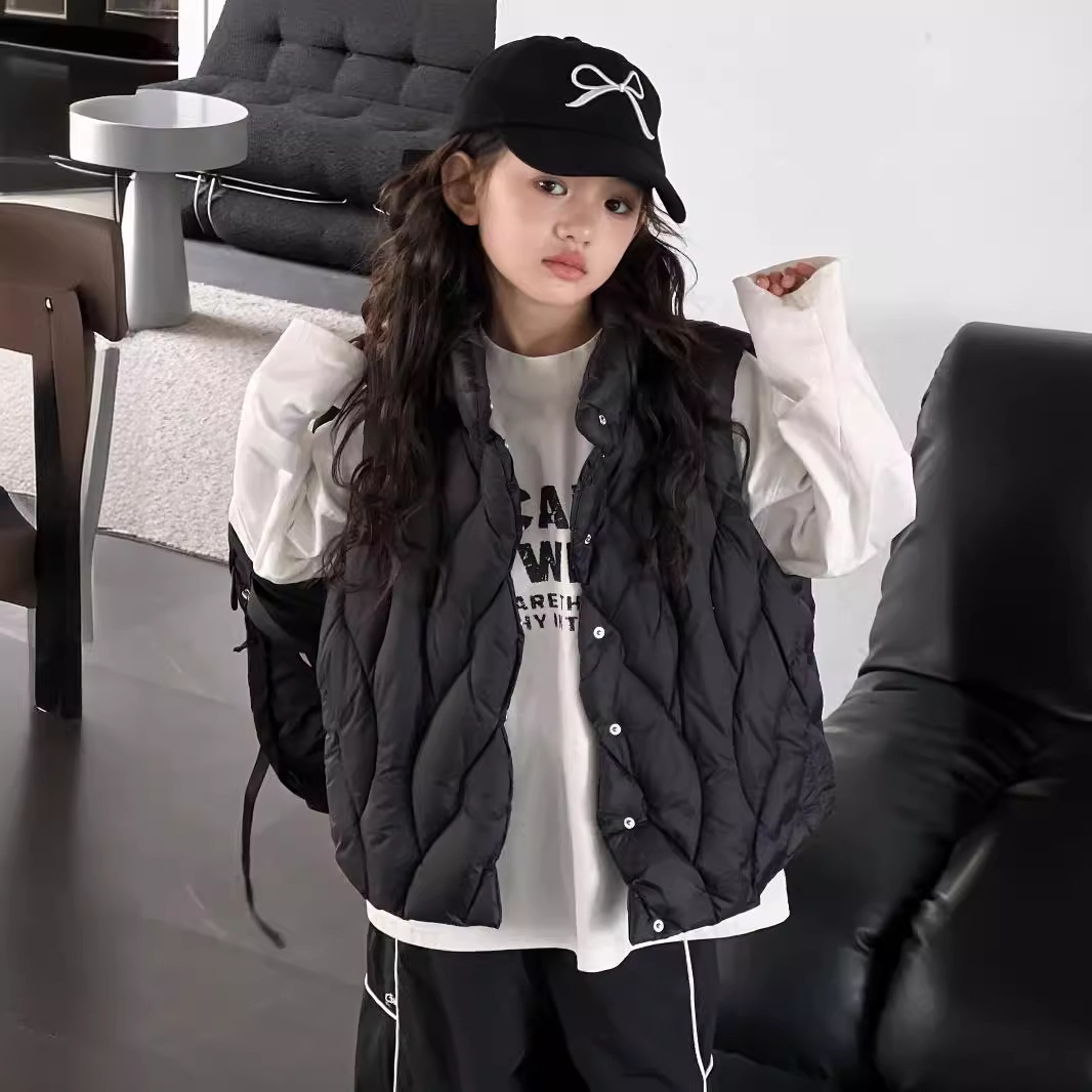 男女儿童马甲羽绒服坎肩