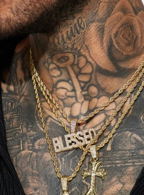 美女当家英国代购直邮2025新款3个装时尚INS超火休闲男士礼物项链