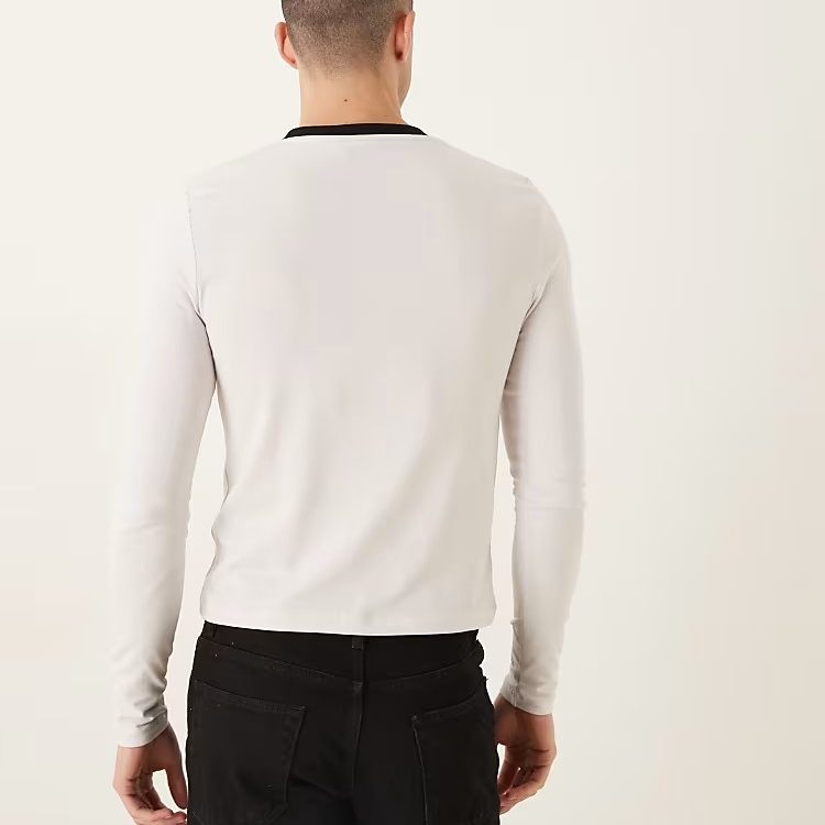 美女当家2026新款极简风紧身款长袖T恤男圆领基础款百搭舒适内搭,男装,T恤,淘宝优惠券,粉丝福利购,淘宝优惠卷