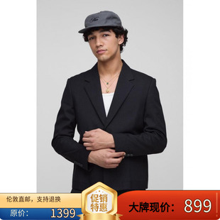 超短休閑英倫氣質(zhì)純色男西裝 Z美女當家英國代購 2025夏季 時尚 外套