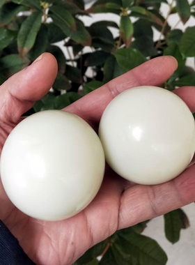 天然和田玉健身球手把件