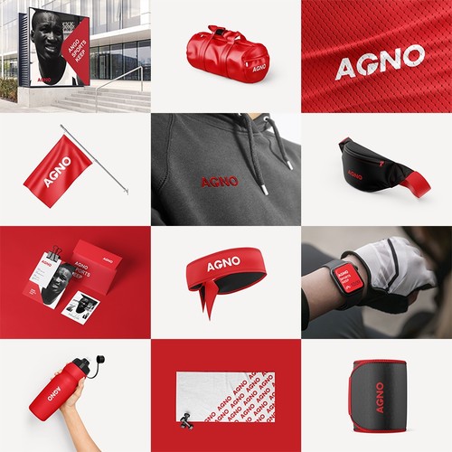 健身房体育运动品牌VI提案智能贴图样机LOGO效果展示PSD设计素材1