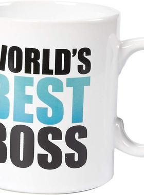 dunder mifflin world's best Boss办公室老板陶瓷咖啡马克杯子