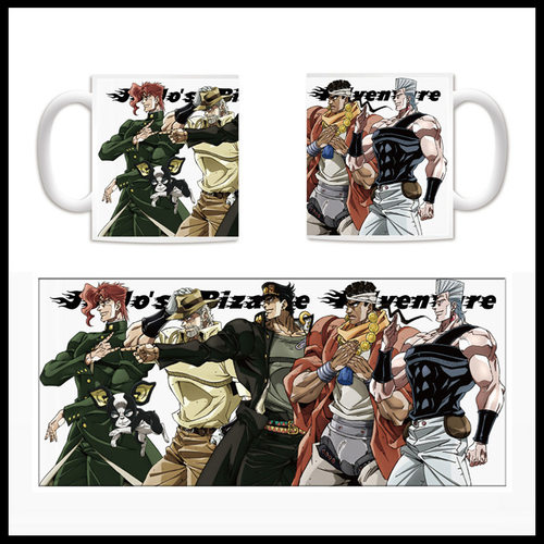 JOJOjojo奇妙冒险空条承太郎乔纳森乔瑟夫动漫周边水杯马克杯子