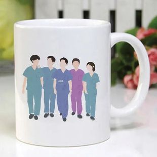 机智的医生生活联名周边4水杯陶瓷杯马克杯韩剧同款杯子生日礼物