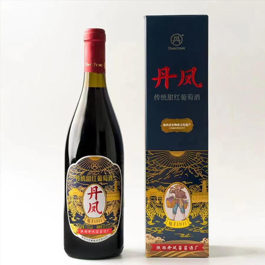 丹凤传统甜红葡萄酒特选