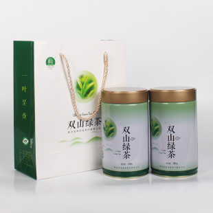 26年新茶商南炒青绿茶双山牌罐装200克雨前头道春茶栗香绿色食品