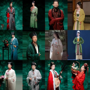 出租影视春晚十二花神诗人古装 唐宋诗人陆游白居易李清照张骞演出