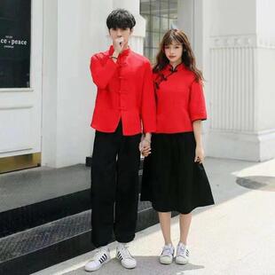 出租民国学生装中国风班服男女款复古风大合唱演出服团建表演