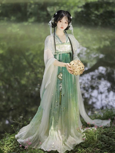 出租唐制汉服女齐胸襦裙超仙古风小玉壶飘逸大袖 拍照写真走秀 衫