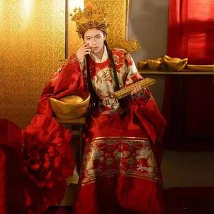 出租新年元旦cos财神爷服装衣服全套成人男年会开业戏剧演出服