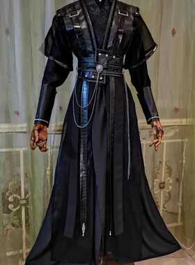 出租黑色汉服男cos服古装帅气cosplay套装男