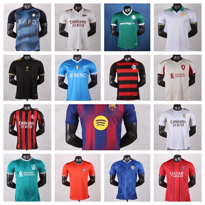 2526 Club Barcelona Real Madrid Liverpool football jerseys