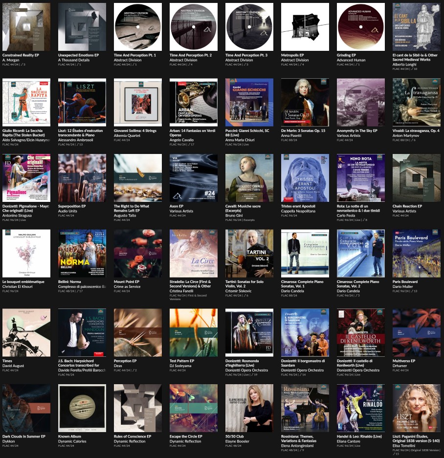 古典音樂專輯源代購QOBUZHIRES24BIT