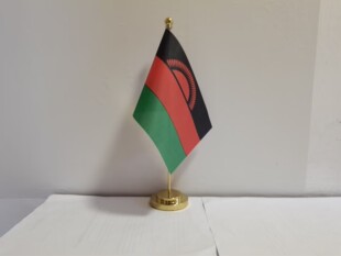 马拉维国旗马拉维摆件办公桌旗办公室桌面台面小国旗小旗子
