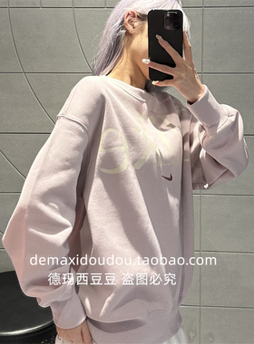 NIKE耐克女子卫衣圆领加绒针织运动训练休闲套头衫FN3655-063-104