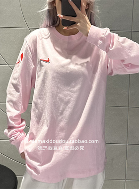 NIKE/耐克 男女情侣款情人节丘比特运动休闲长袖FV3994-100-663