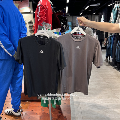 阿迪达斯三叶草男子速干短袖T恤