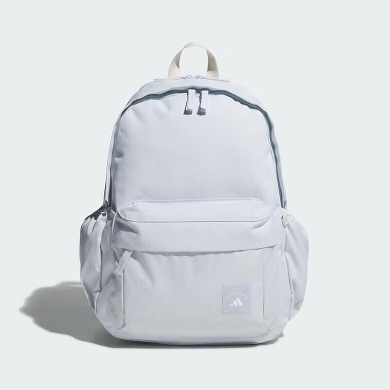 2025秋Adidas阿迪达斯大容量浅蓝学生书包男女通勤双肩背包KC0268