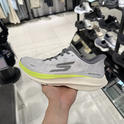 斯凯奇Skechers脉速闪穿运动鞋男子健步透气训练一脚蹬跑鞋246220