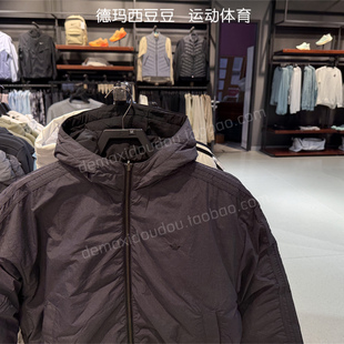 Adidas三叶草女子两面穿连帽保暖运动棉服夹克外套KC1686