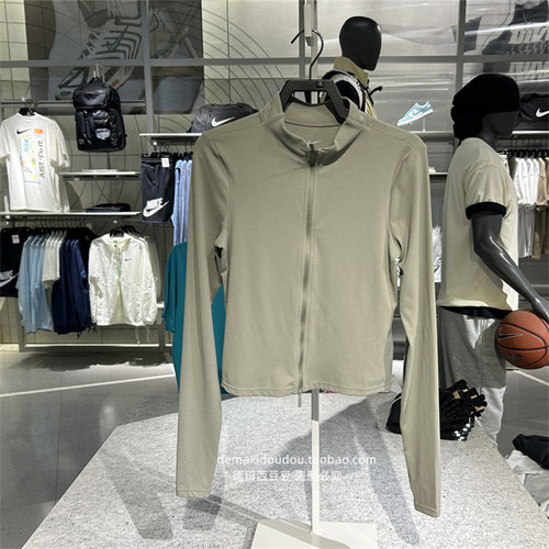专柜正品Nike耐克ZENVY女子速干长袖上衣健身瑜伽外套 FV7424